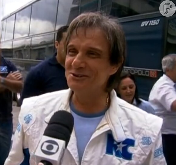 Roberto Carlos pilotou uma supermáquina que chegava até 220KM/h