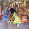 Fernanda Souza acertou a perna de Ana Furtado ao demonstrar golpes de Muai Thai
