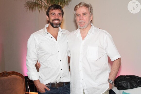 Reginaldo Faria é pai do ator Marcelo Faria: 'Melhor pai do mundo', escreveu o filho no Facebook
