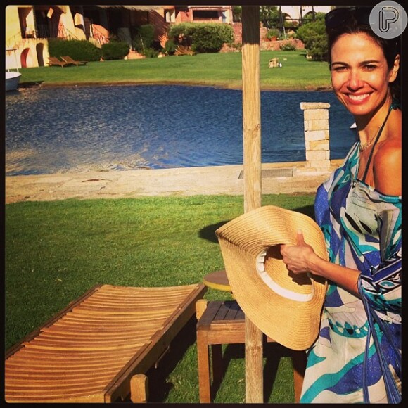 Luciana Gimenez está de férias na Itália e aproveitando dias de sol na Europa
