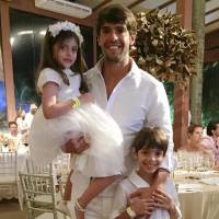 Kaká passa Ano-Novo com filhos e sem Vanessa Ribeiro, apontada como sua namorada