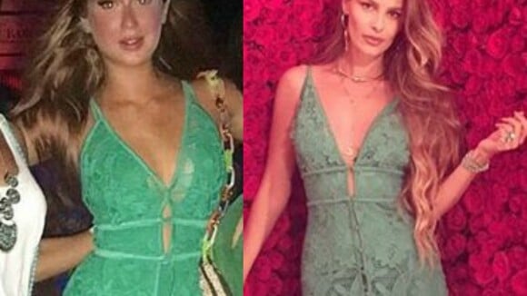 Marina Ruy Barbosa repete vestido de quase R$ 2 mil já usado por Yasmin Brunet