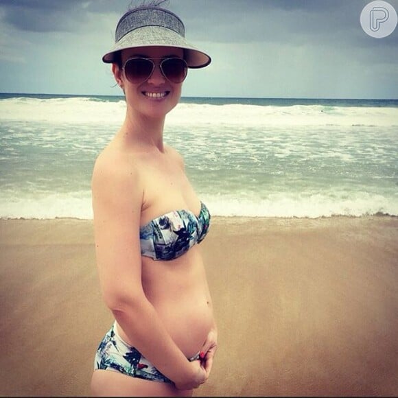 Carolina Kasting, a Rosa de 'Além do Tempo', está grávida do 2º filho: 'Feliz'