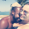 Fernanda Souza e Thiaguinho fizeram o clique apaixonado durante a lua de mel em Alagoas e o cantor revelou que o casamento veio para melhorar a relação. 'Viramos mais namorados'