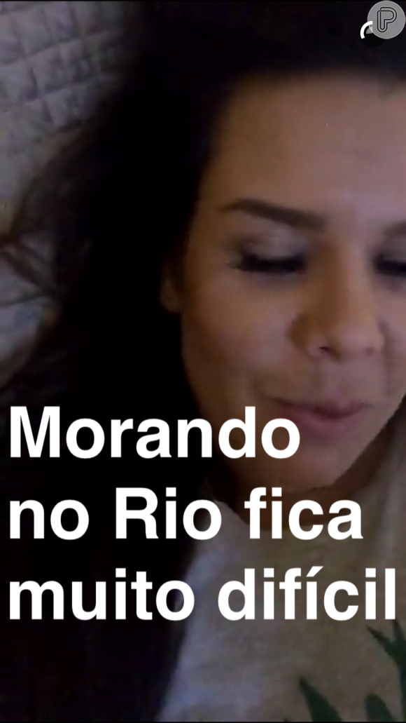 Fernanda Souza contou que a distância entre as duas é o motivo pelo qual não se veem tanto, já que mora no Rio e Aretha em São Paulo