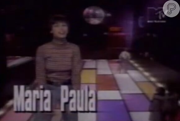 A atriz Maria Paula fez parte da primeira turma de VJs no final dos anos 90