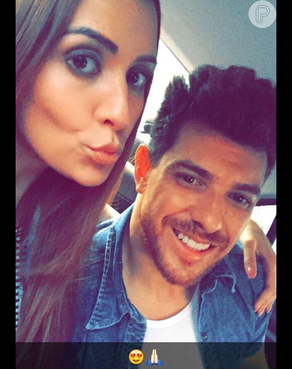 Cézar, do 'BBB15', diz que não está namorando Tamires: 'Respeitando as etapas'