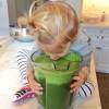 Gisele Bündchen já publicou foto da filha, Vivian Lake, e mostrou que a menina também segue alimentação saudável: 'Fã de suco verde'