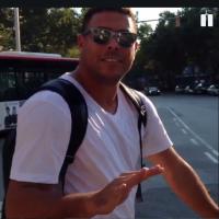 Ronaldo publica vídeo andando de bicicleta com Paula Morais em Barcelona