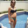 Antonia Fontenelle já exibe a barriga de quase três meses de gravidez