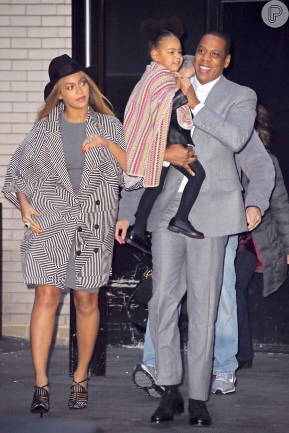 Beyoncé e Jay-Z são pais de Blue Ivy, de 4 anos