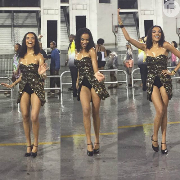 Lucy Ramos estreou no Carnaval de São Paulo em 2015 e volta a desfilar pela Vai-Vai em 2016