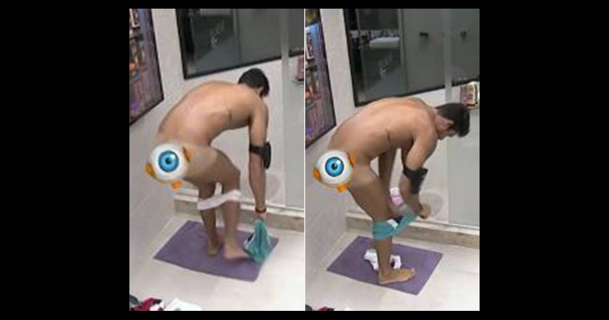 No Primeiro Dia De Confinamento Do Bbb 14 Diego Se Sentiu Em Casa E Tomou Banho Pelado Purepeople