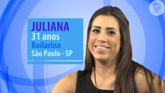 'BBB 16': Juliana é paulista e já dançou na equipe do cantor Leonardo
