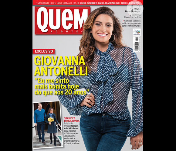 Feliz com o corpo, Giovanna Antonelli é capa da revista 'Quem', em dezembro de 2012