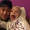 Neymar sempre posta momentos fofos com o filho, Davi Lucca, de 4 anos