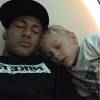 Neymar sempre é flagrado em cliques fofos com o filho, Davi Lucca, de 4 anos