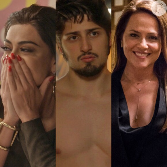 Carolina (Juliana Paes) fica sabendo que Lili (Vivianne Pasmanter) dormiu na casa de Rafael (Daniel Rocha) na novela 'Totalmente Demais', em 30 de janeiro de 2016