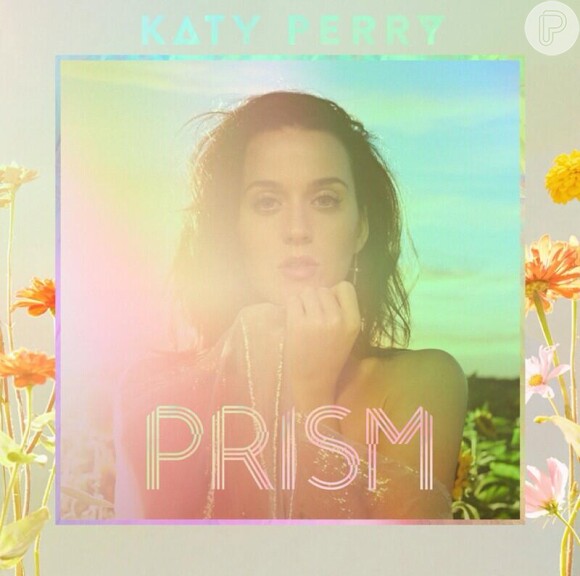 Katy Perry divulga capa de seu novo cd, 'Prism', em 6 de setembro de 2013