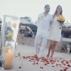 Luciano relembrou uma loucura de amor no dia do seu casamento: 'Eu joguei flores no caminho até a praia'