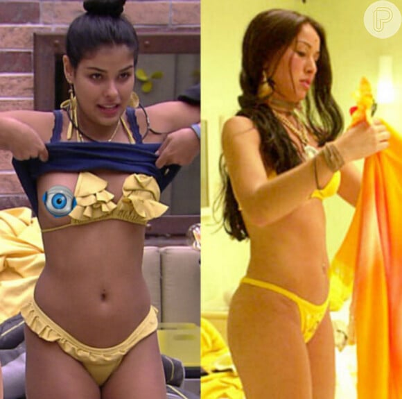 Renan compara corpo de Munik, do 'BBB16', ao de Sabrina Sato, quando participou do 'BBB3'
