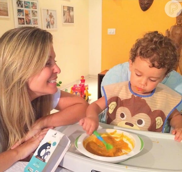 Bárbara Borges gosta de compartilhar momentos ao lado do filho, Martin Bem, nascido em junho de 2014