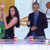Monica Iozzi e Otaviano Costa dançam hit 'Paredão Metralhadora': 'Pras inimigas'