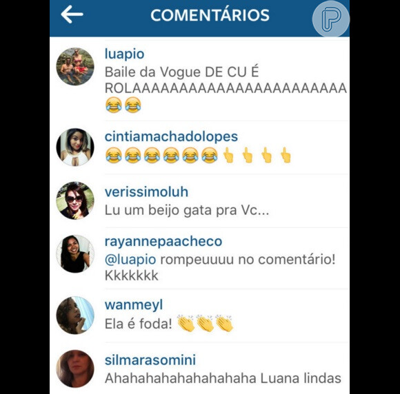Seguidores de Luana Piovani se divertem com respostas da atriz nas redes sociais