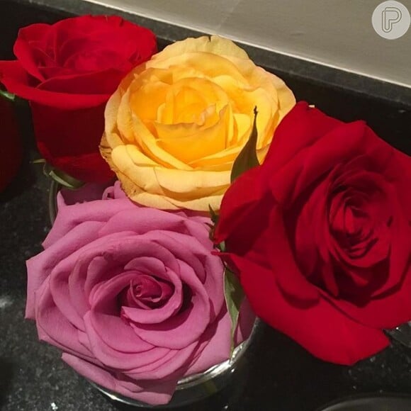 Marina compartilhou no Instagram uma foto de flores em um vaso e, na legenda, escreveu uma mensagem até então enigmática: 'Saudade'