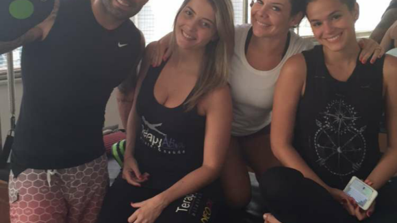 Bruna Marquezine e Fernanda Souza fazem pilates e boxe juntos: 'Difícil'. Vídeo!