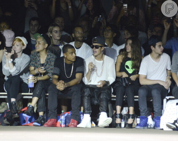Justin Bieber marcou presença na abertura da semana de moda de Nova York