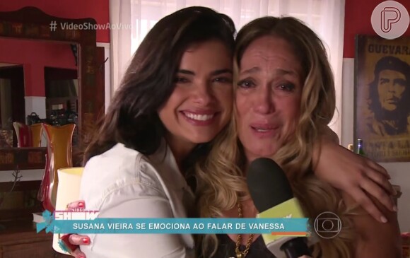 Susana Vieira chorou ao falar de Vanessa Giácomo no 'Vídeo Show' desta sexta-feira, 5 de fevereiro de 2016: 'Ela é uma filha que eu não tive'