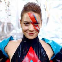 Leandra Leal homenageia David Bowie em bloco de Carnaval: 'Fantasia da noite'