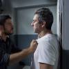 Dante (Marco Pigossi) confronta Romero (Alexandre Nero) na cadeia, na novela 'A Regra do Jogo'