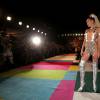 Miley Cyrus escolheu pouco pano para se vestir no VMA 2015, nos Estados Unidos