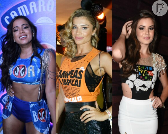 Anitta, Grazi Massafera e Camila Queiroz dão show de estilo com looks customizados durante o Carnaval 2016. Veja fotos de mais famosas e inspire-se nos modelitos!