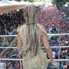 Ivete Sangalo usa dreads nos cabelos no quarto dia do Carnaval de Salvador, neste domingo, 7 de fevereiro de 2016