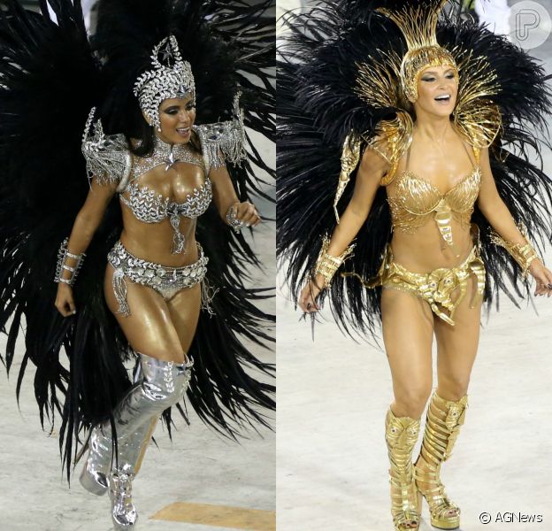 Anitta E Claudia Leitte Mostra Demais Anitta X Claudia Leitte Web Se Divide Na Torcida Para Musa E Rainha Da Mocidade Purepeople