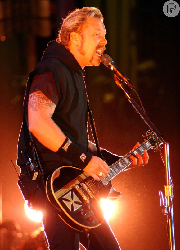 James Hetfield, o vocalista e guitarrista, está na banda desde o começo, há mais de 30 anos