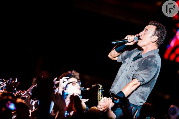 Bruce Springsteen surpreendeu com sua performance no show do Rock in Rio na madrugada de domingo, 22 de setembro de 2013