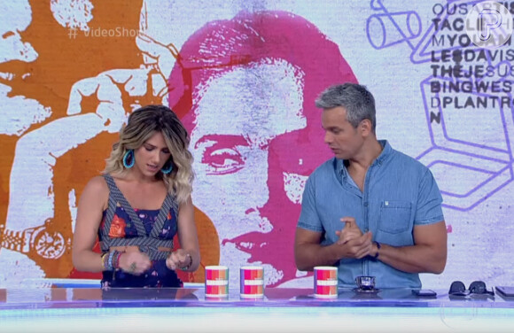 Giovanna Ewbank e Otaviano Costa já dividiram a bancada no 'Vídeo Show'