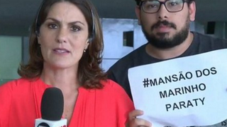 Homem critica Globo durante cobertura ao vivo da Lava Jato: 'Mansão dos Marinho'