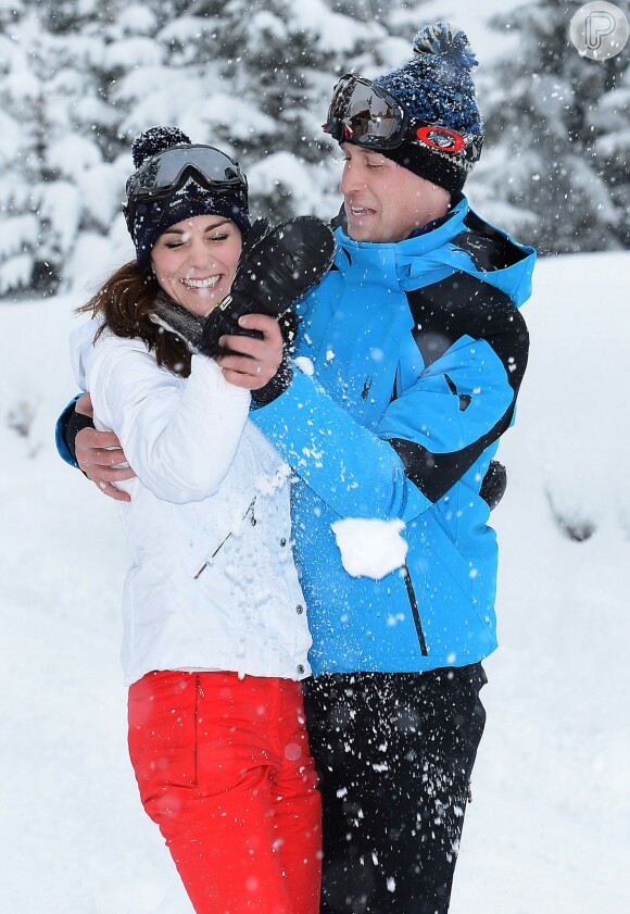 Príncipe William e Kate Middleton estão curtindo uma viagem aos Alpes Franceses