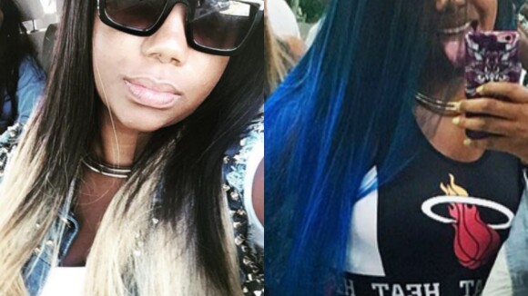 Ludmilla muda cor do cabelo para azul em degradê e fã elogia: 'Linda e estilosa'