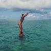 Assim como Cauã Reymond, Mariana Goldfarb adora praia e mar