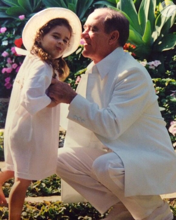 Lívian Aragão homenageou o pai, Renato Aragão, em janeiro quando ele fez aniversário