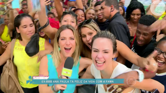 Ana Paula foi entrevistada por Giovanna Ewbank no 'Vídeo Show'