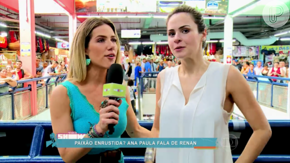 Atena e Giovanna Ewbank foram ao Mercadão de Madureira em matéria exibida no 'Vídeo Show'