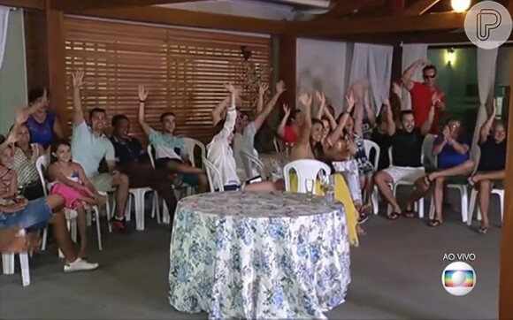 Parte da festa de 25 anos de Luan Santana em Campo Grade (MS), que foi mostrada ao vivo no 'Domingão do Faustão'