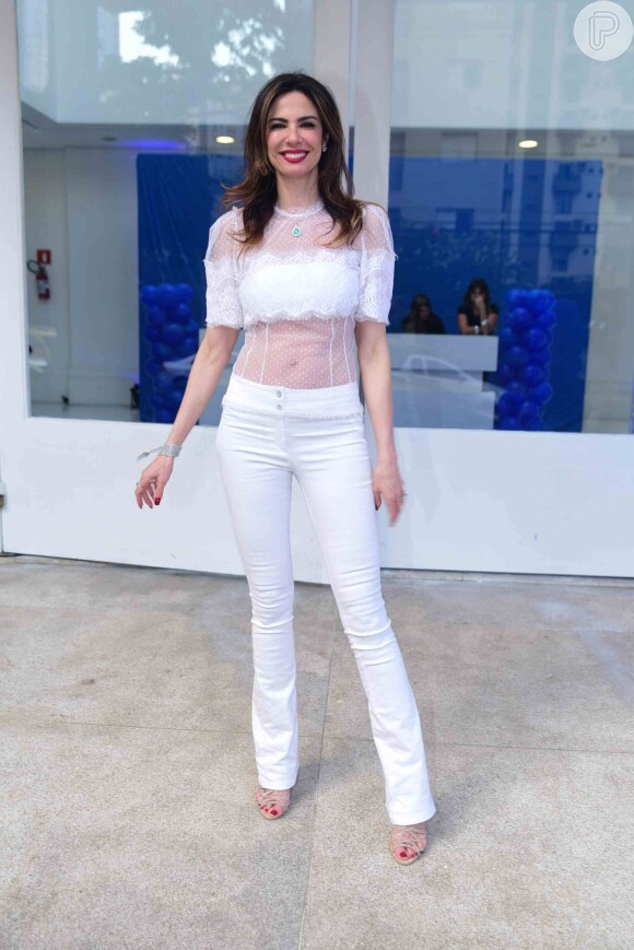 Luciana Gimenez comemora aniversário de 5 anos do filho caçula, Lorenzo, em festa com tema 'Star Wars', em São Paulo, nesta quinta-feira, 17 de março de 2016